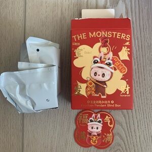 Popmart Labubu Mokoko Keychain Limited Edition Popland - Full of Blessings